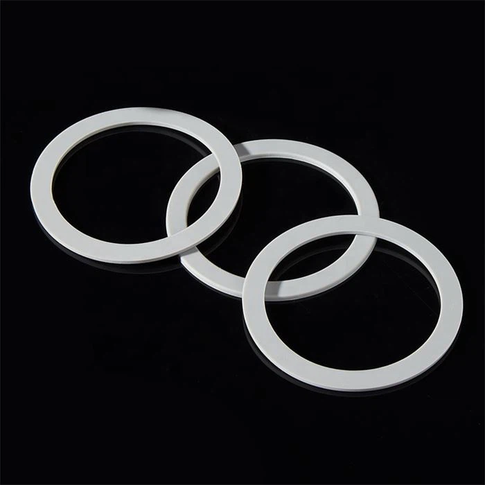 Flat Rubber Gasket White 06